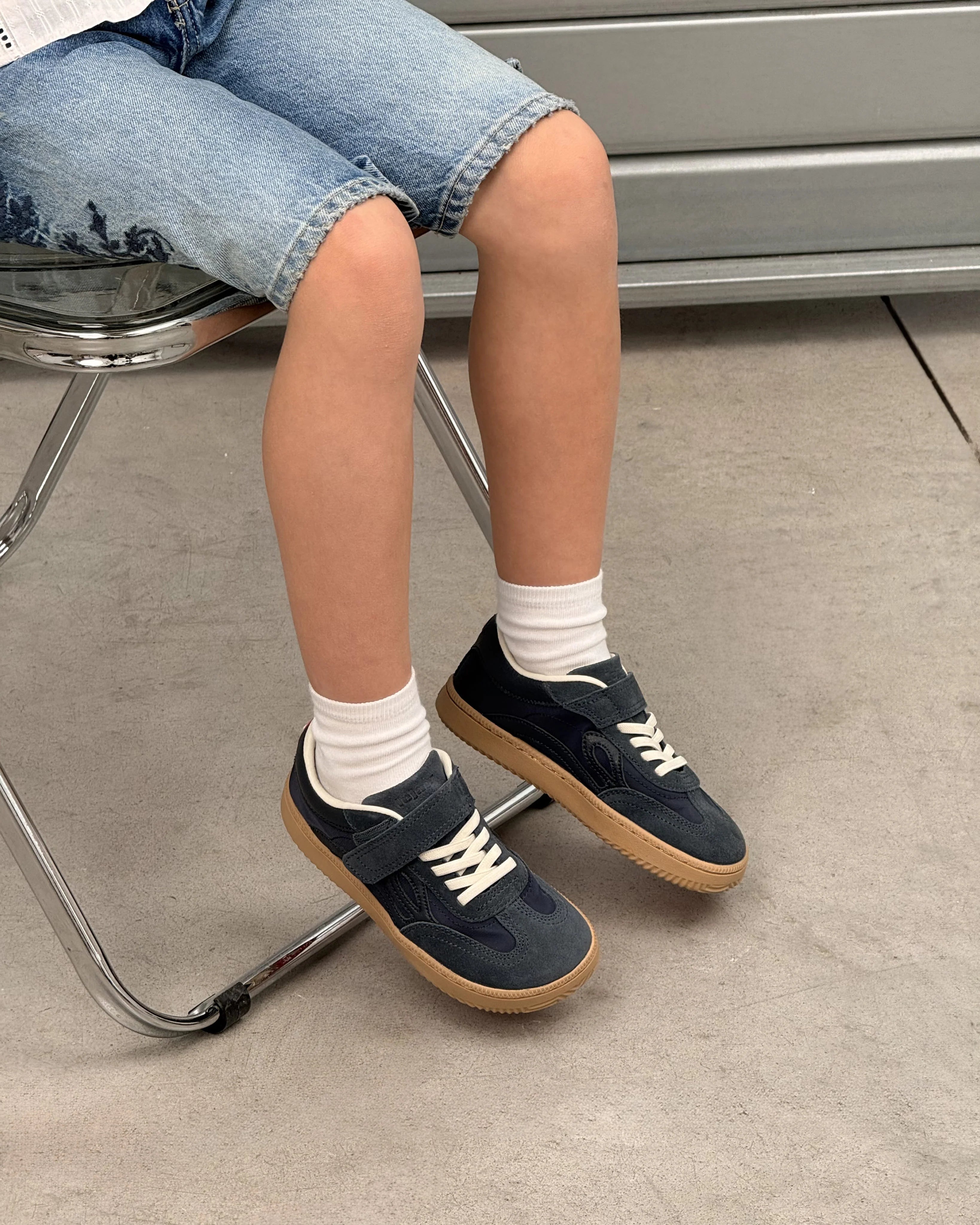 Ténis ONE NYLON KIDS Navy - Lejan