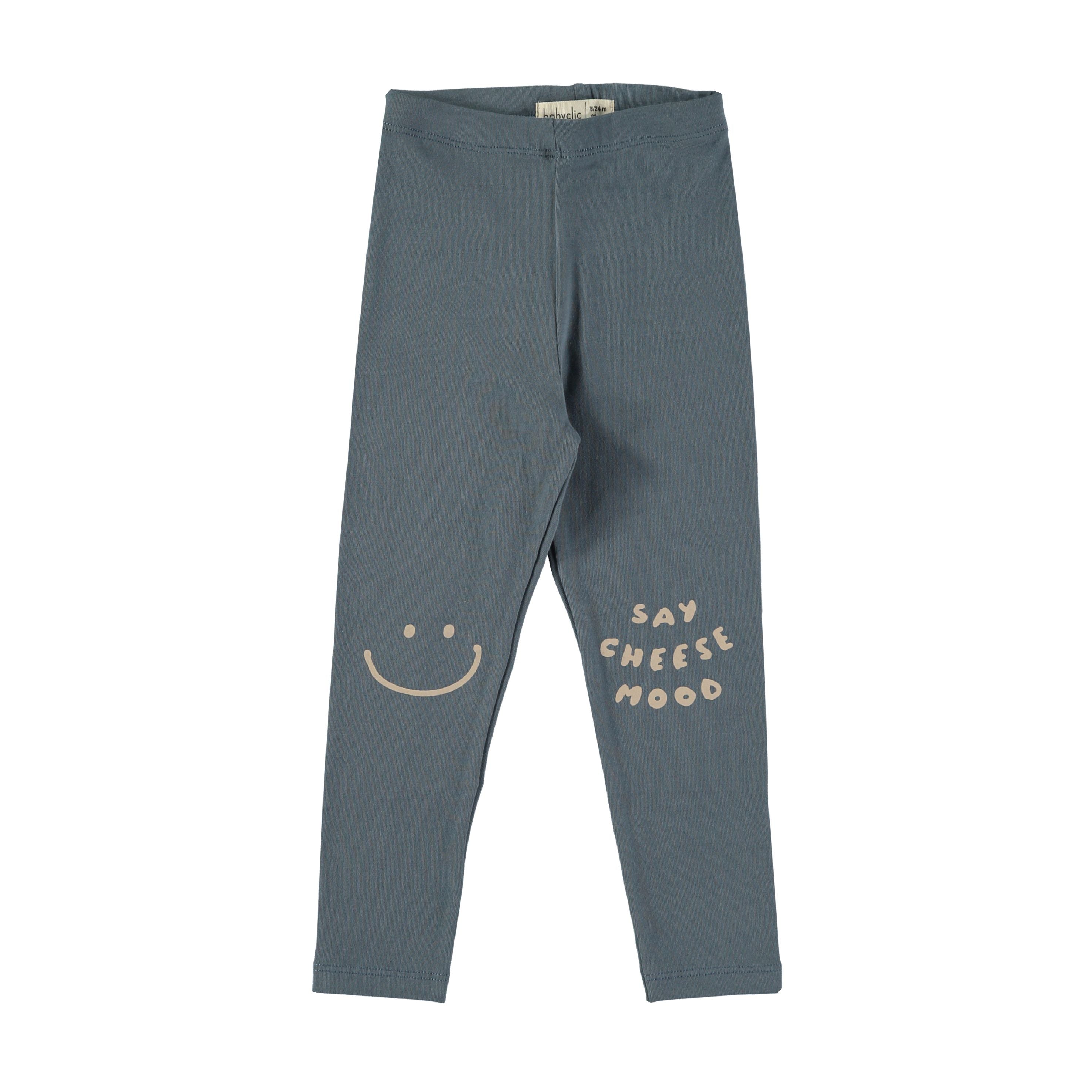 Legging SAY CHEESE STORM BLUE - Babyclic