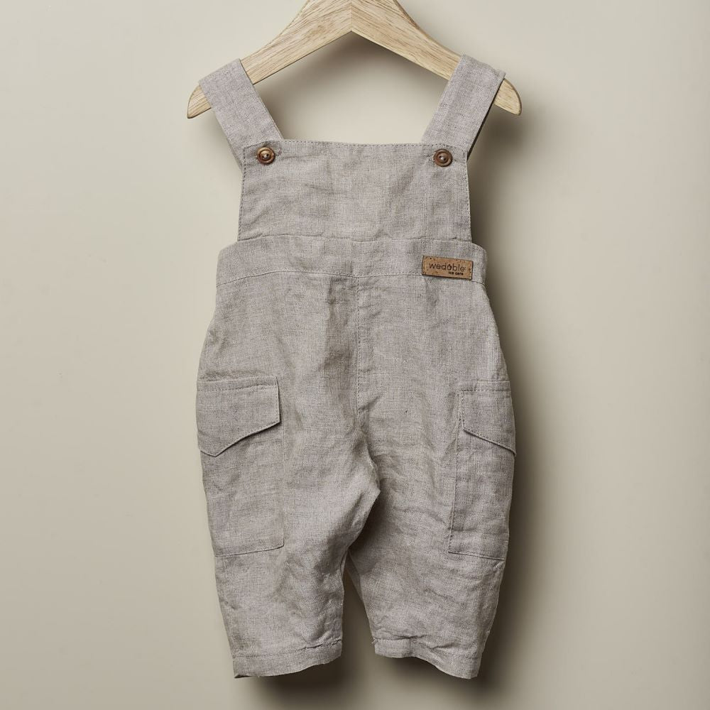 Jardineiras de linho natural | MADAGASCAR - Wedoble