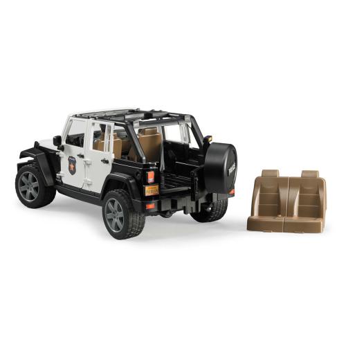 Jeep Wrangler Unlimited Rubicon Veículo de Polícia com figura - Bruder
