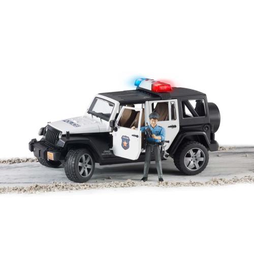 Jeep Wrangler Unlimited Rubicon Veículo de Polícia com figura - Bruder