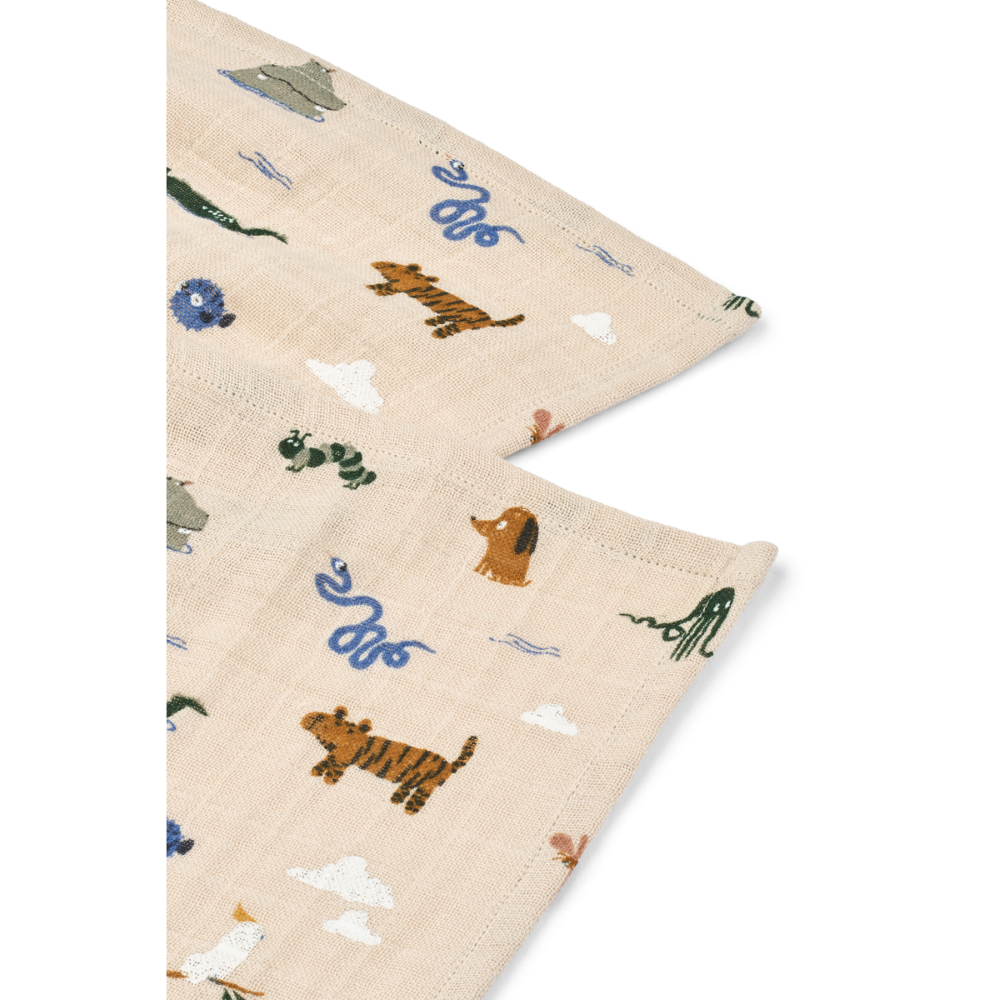 Fralda em musselina AROUND THE WORLD - Liewood