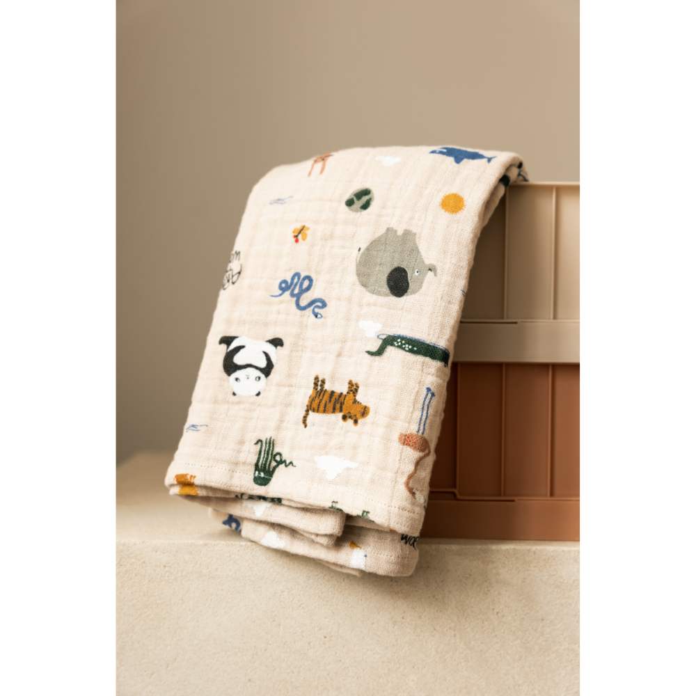 Fralda em musselina AROUND THE WORLD - Liewood