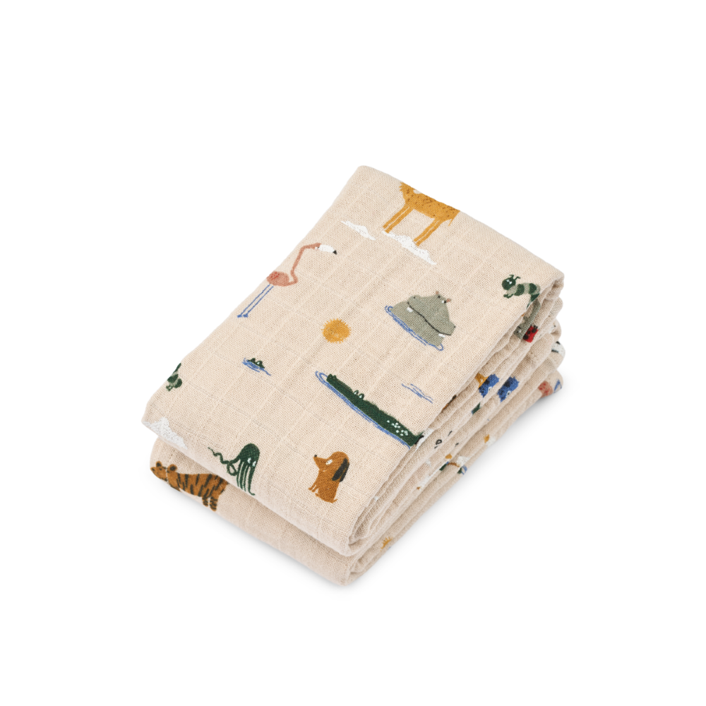 Fralda em musselina AROUND THE WORLD - Liewood