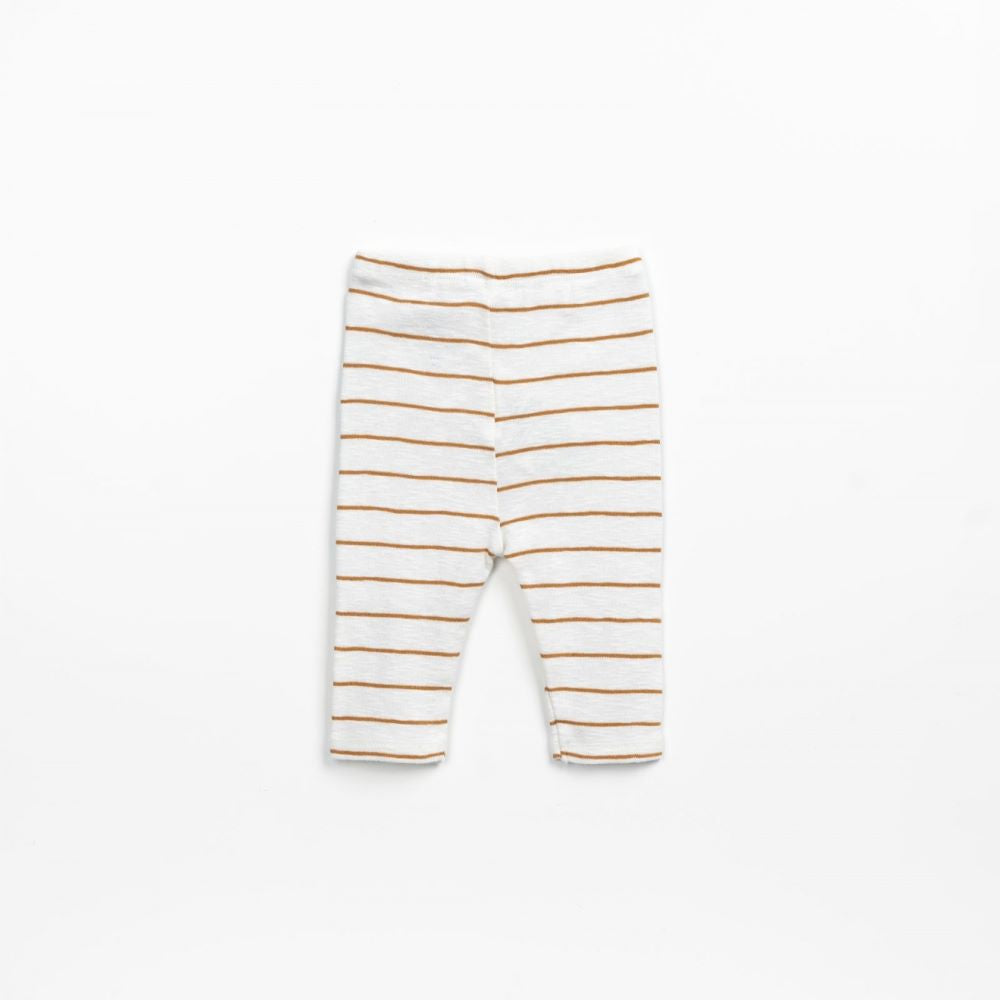 Leggings às riscas em algodão orgânico - Play Up