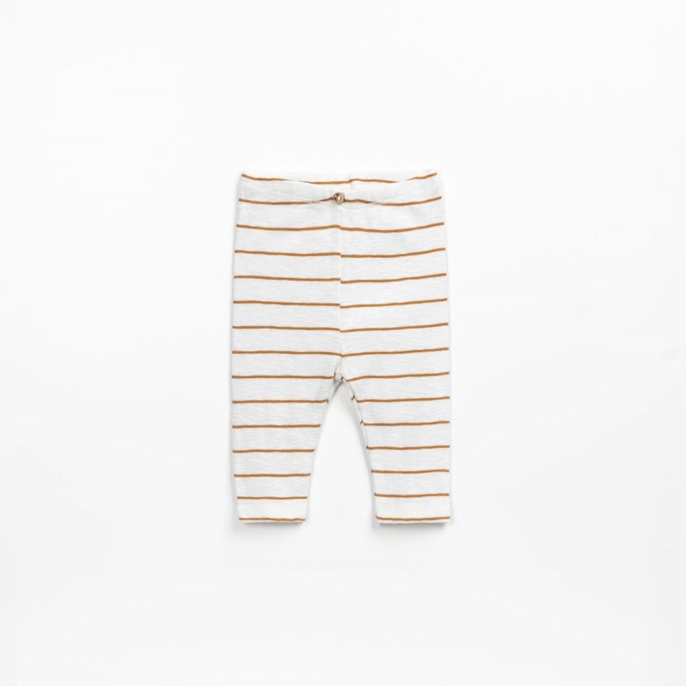 Leggings às riscas em algodão orgânico - Play Up