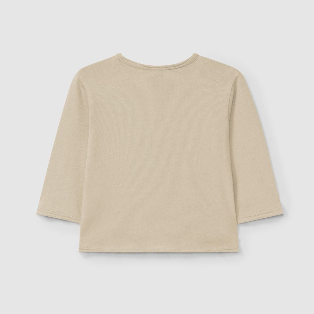 Longsleeve com bolso lisa Linho - Snug