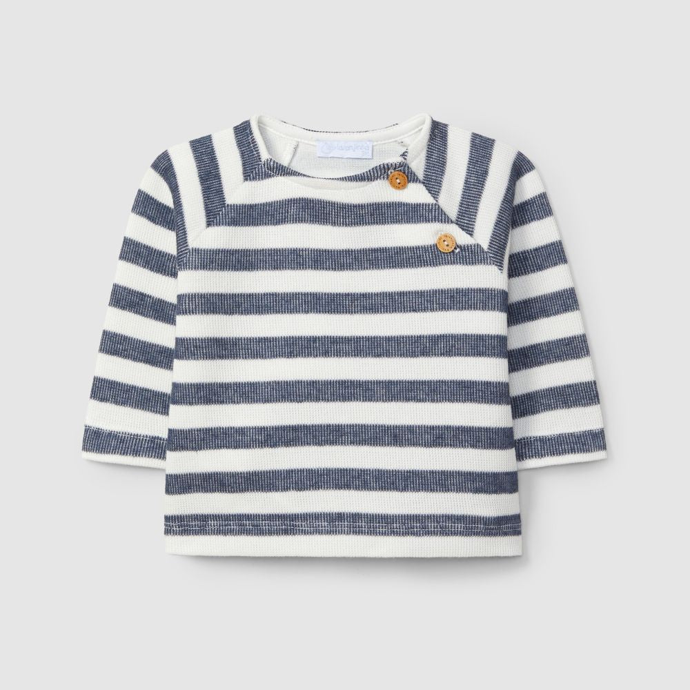 Longsleeve de riscas - Laranjinha