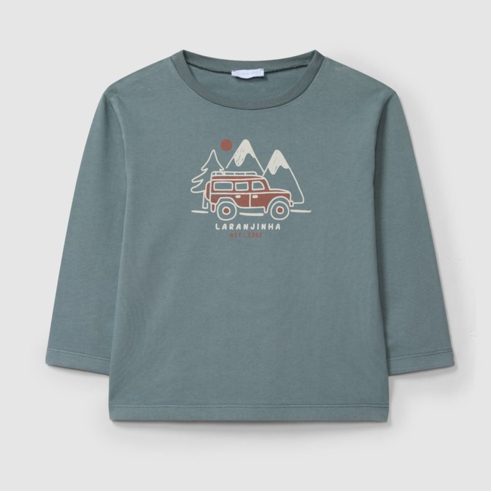 Longsleeve jipe nas montanhas - Laranjinha