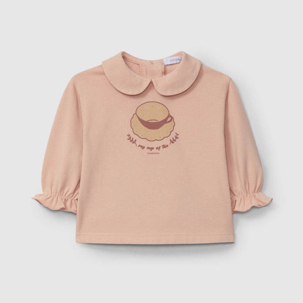Longsleeve "my cup of tea" - Laranjinha