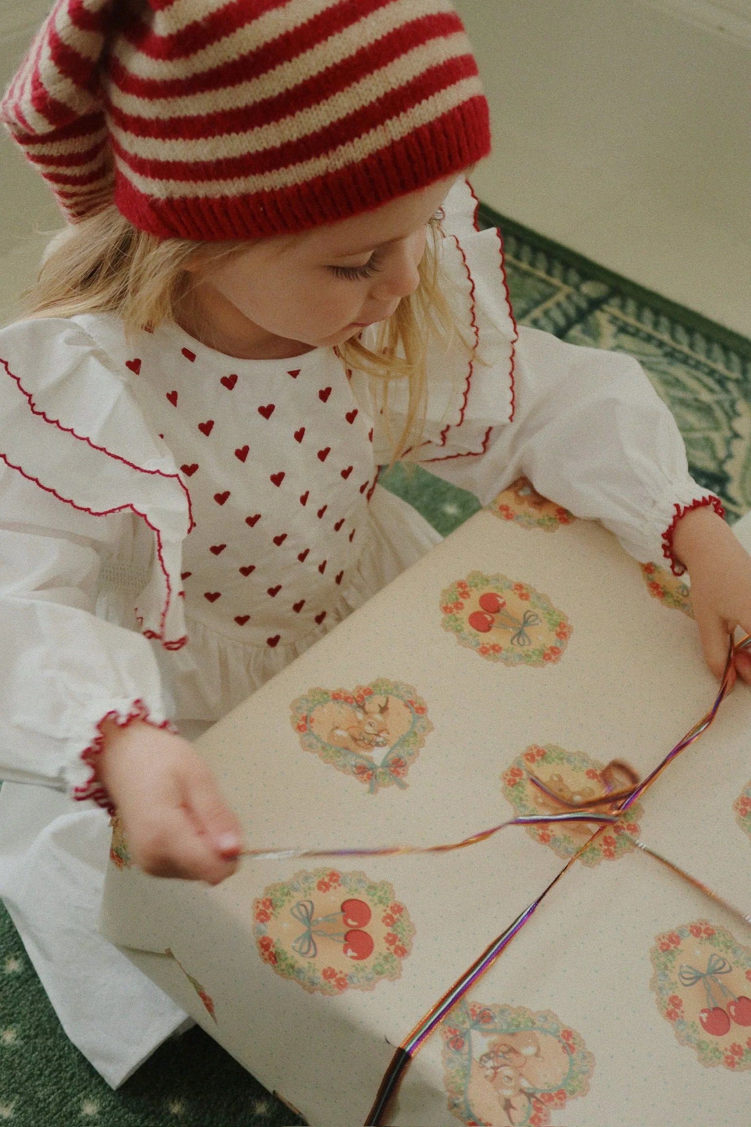 Papel de embrulho duas faces DEER DIARY - Konges Slojd