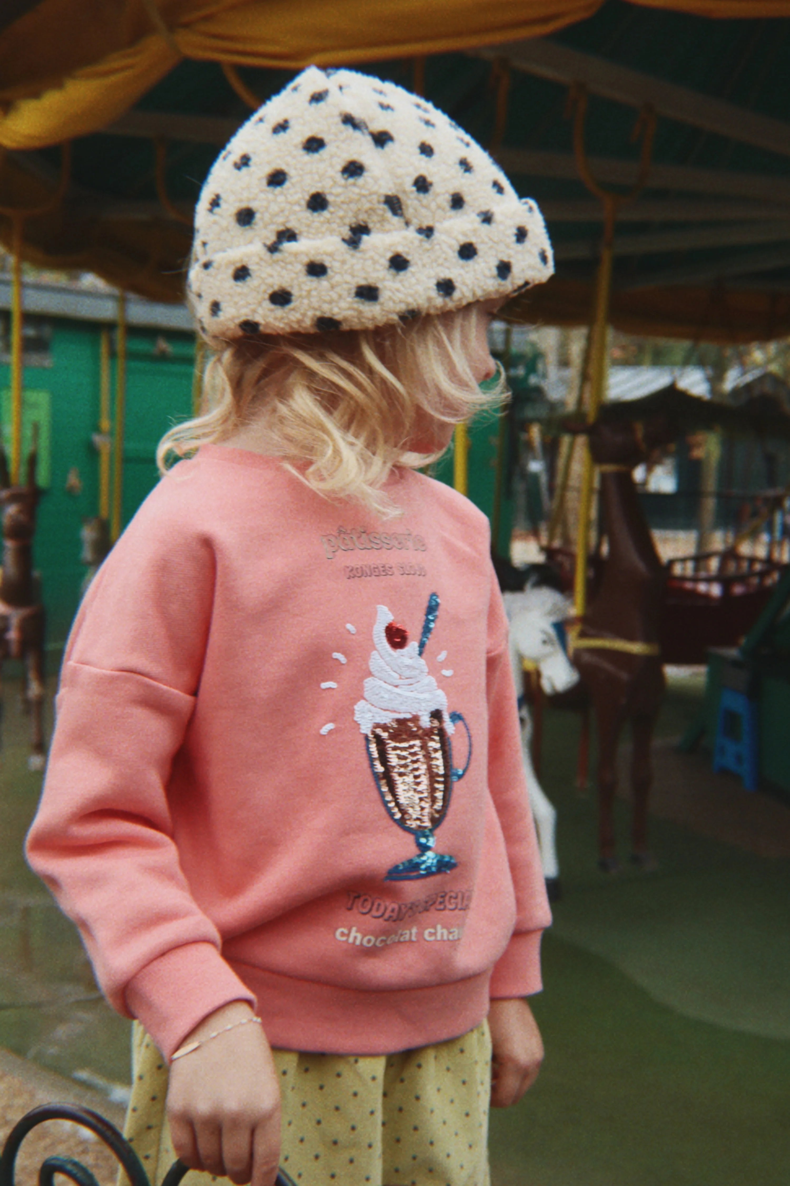 Sweatshirt LOU Peach Blossom - KONGES SLOJD