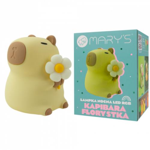 Luz de Presença Led Capivara c/ Flores - MARYS