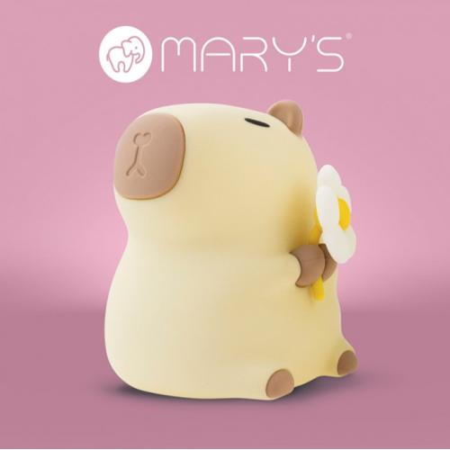 Luz de Presença Led Capivara c/ Flores - MARYS