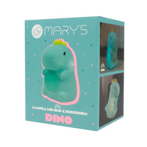 Luz de Presença Led c/ Despertador Dinossauro - MARYS