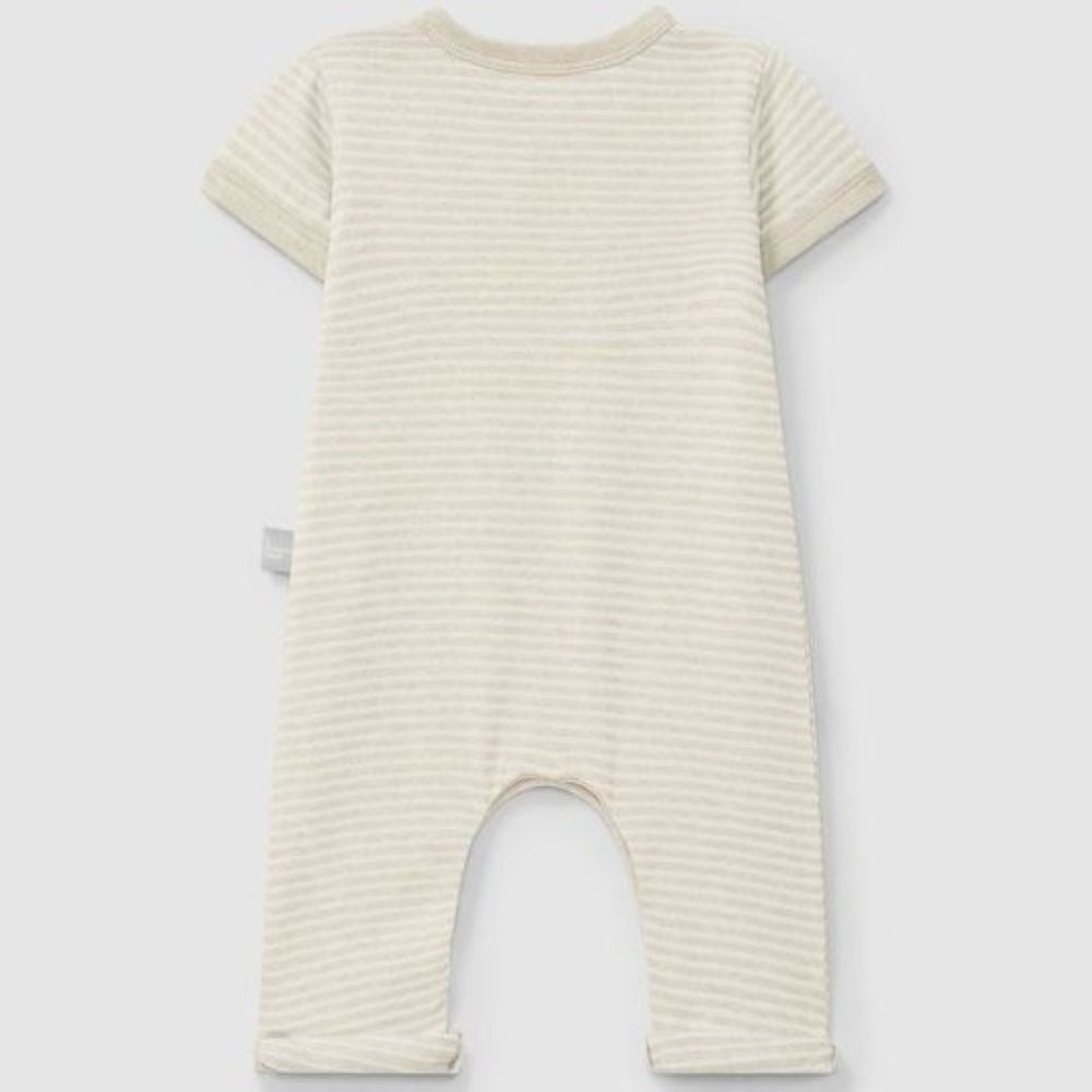 Macacão de riscas em algodão - Snug