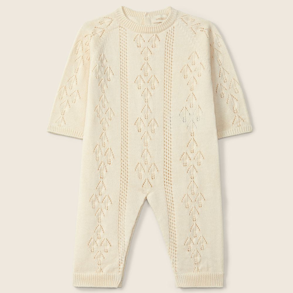 Macacão tricotado em algodão orgânico | BOUNDLESS LOVE - Wedoble