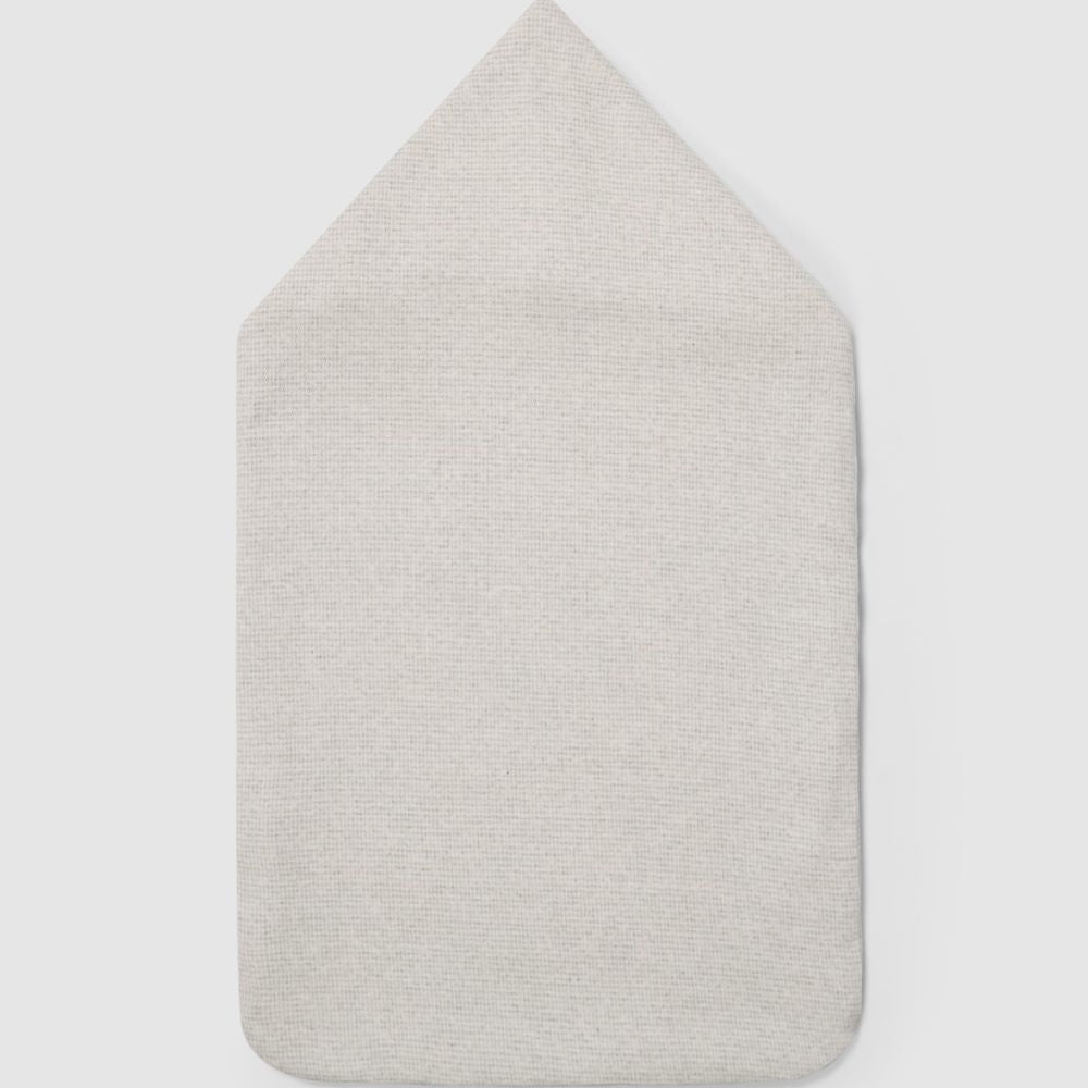 Manta saco em malha jacquard de pied-de-poule - Laranjinha