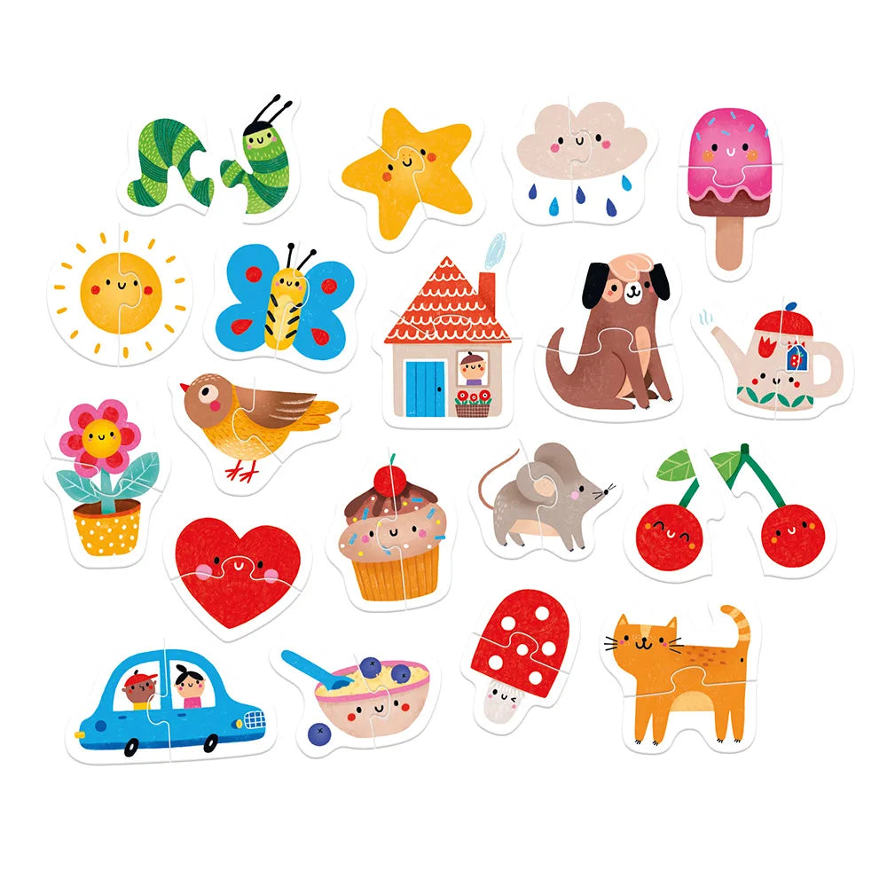 O meu primeiros puzzle HAPPY PAIRS - Banana Panda