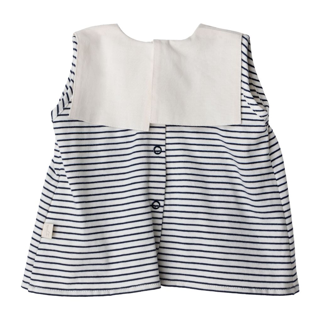 Vestido com tapa fraldas NAVY - Baby Gi