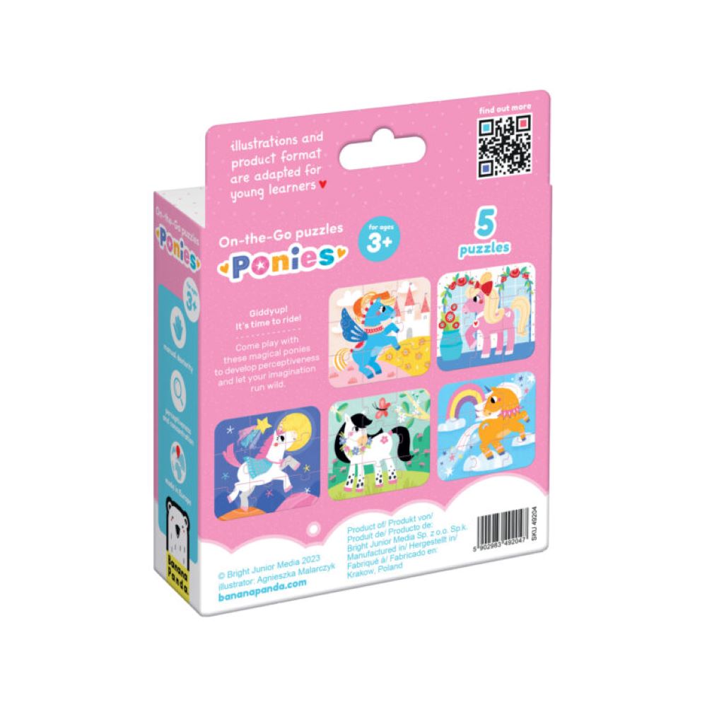 On-the-Go Puzzles Ponies - Banana Panda