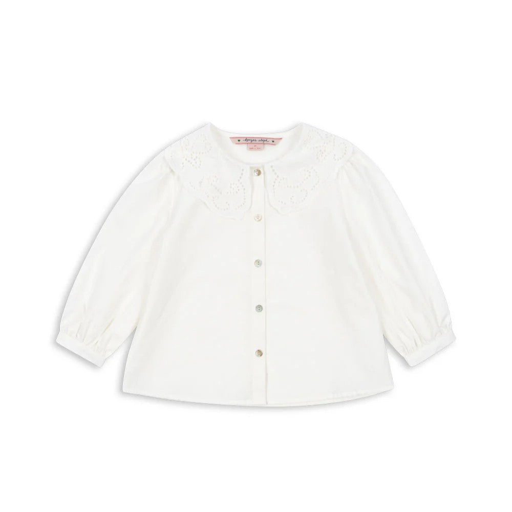 Camisa gola bordada - Konges Slojd