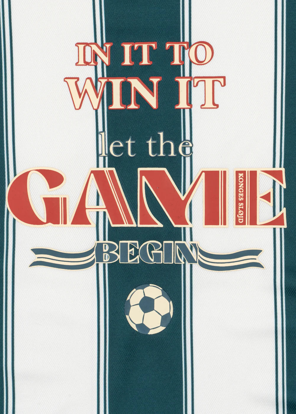 T-shirt LET THE GAME - Konges Slojd
