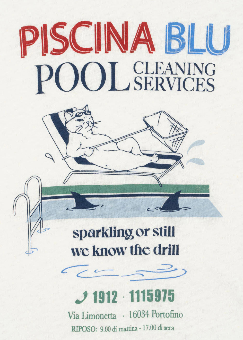 T-shirt PISCINA BLUE - Konges Slojd