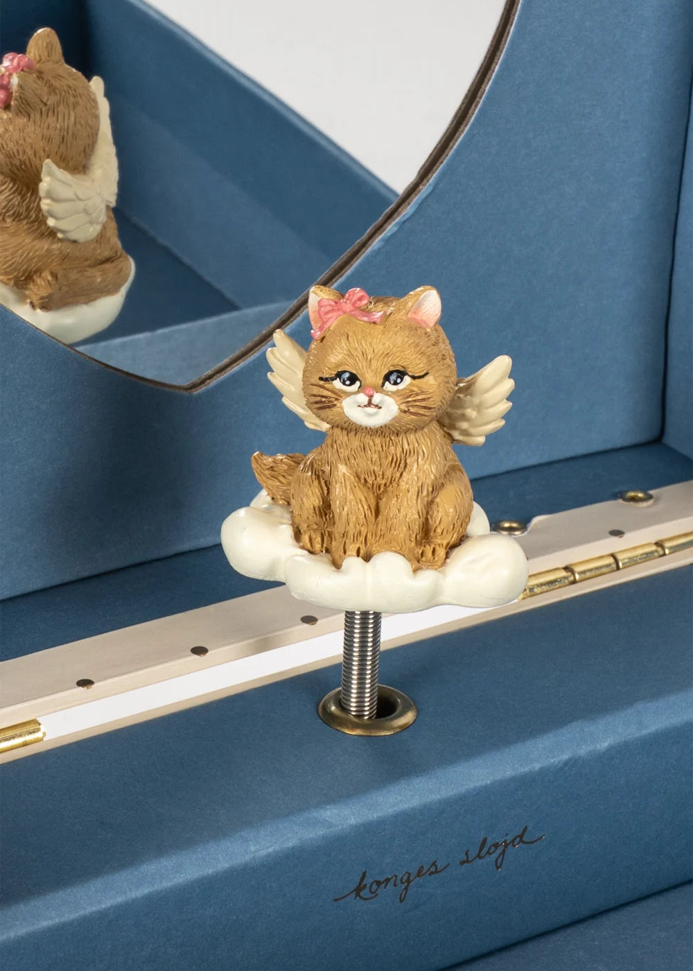 Caixa de Música para Jóias com Gatinho - KONGES SLOJD