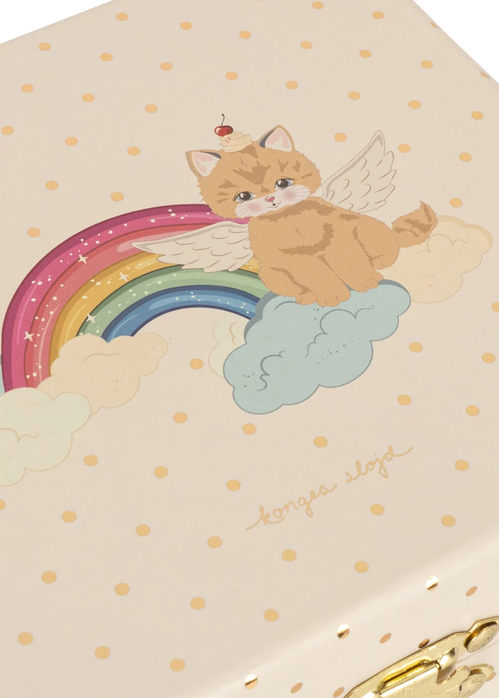 Caixa de Música para Jóias com Gatinho - KONGES SLOJD