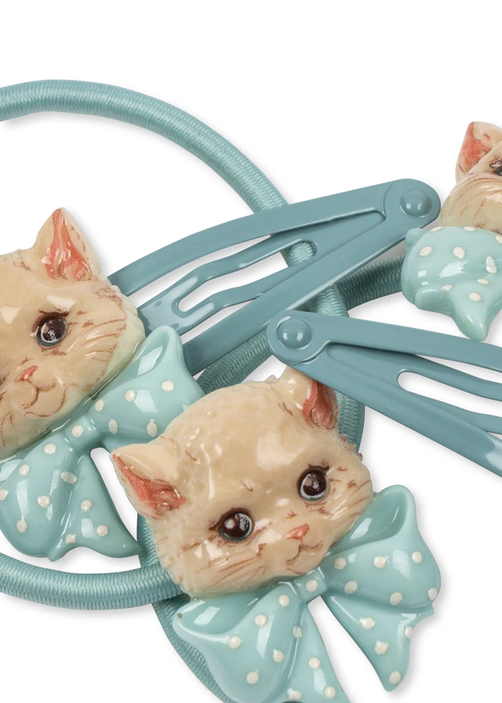 Kit de Acessórios para o Cabelo – Gatinho - KONGES SLOJD