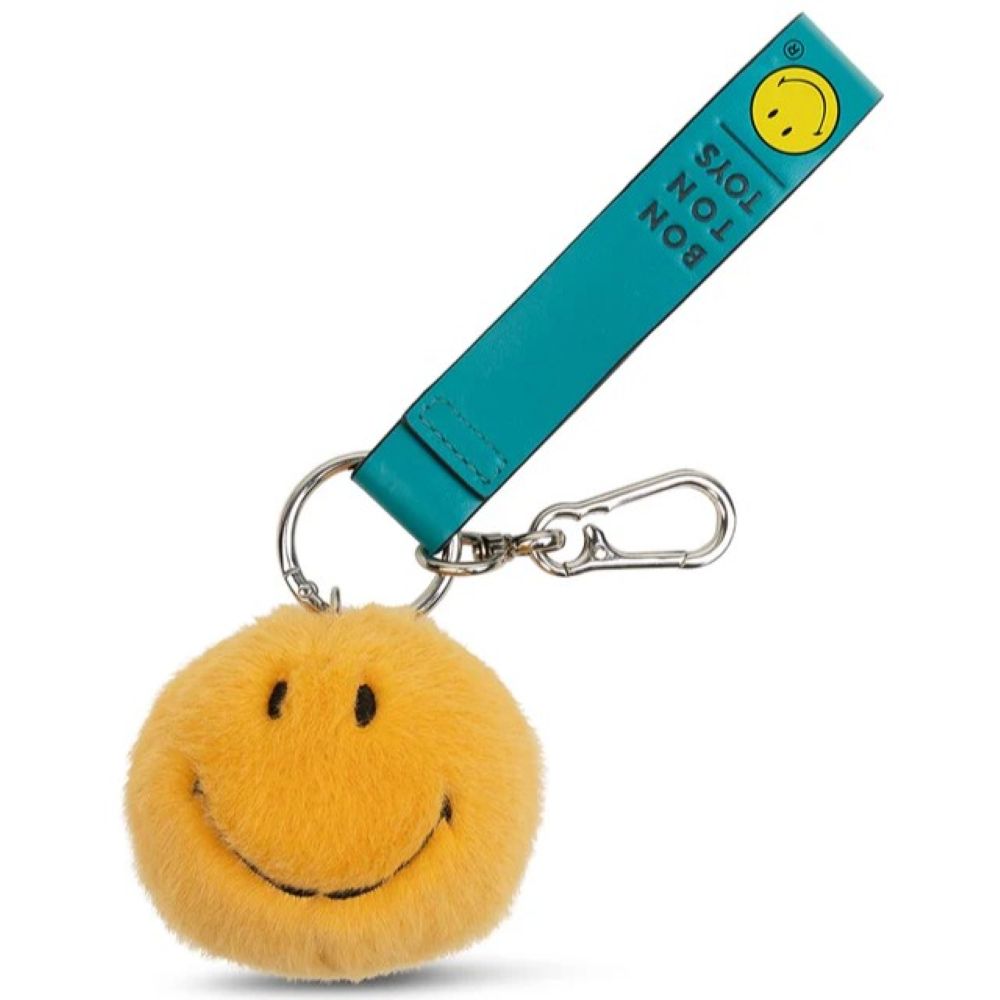 Porta chaves Smiley ECO Fuzzy Bag Charm - BON TON TOYS