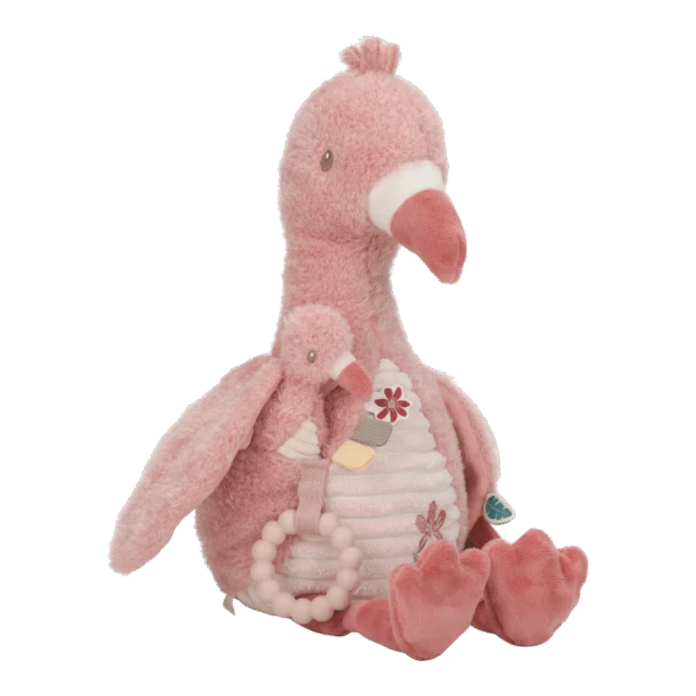 Peluche de Atividades Flamingo |Safari Friends - LITTLE DUTCH
