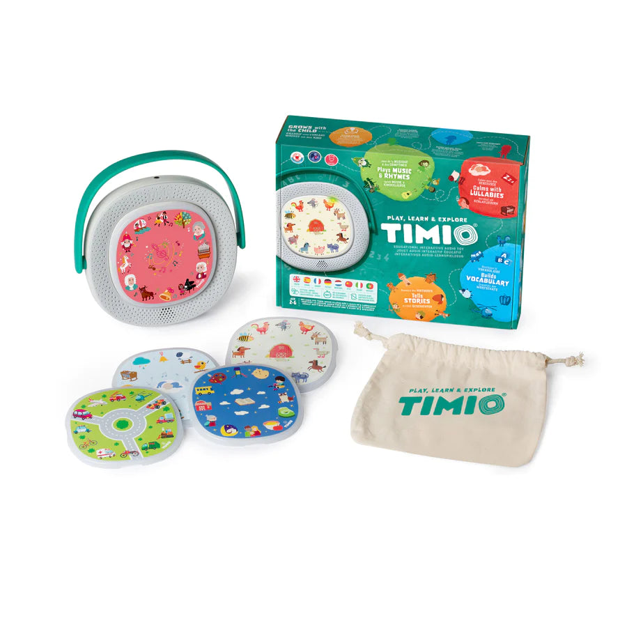 Timio Starter Pack c/ Leitor e 5 Discos - TIMIO