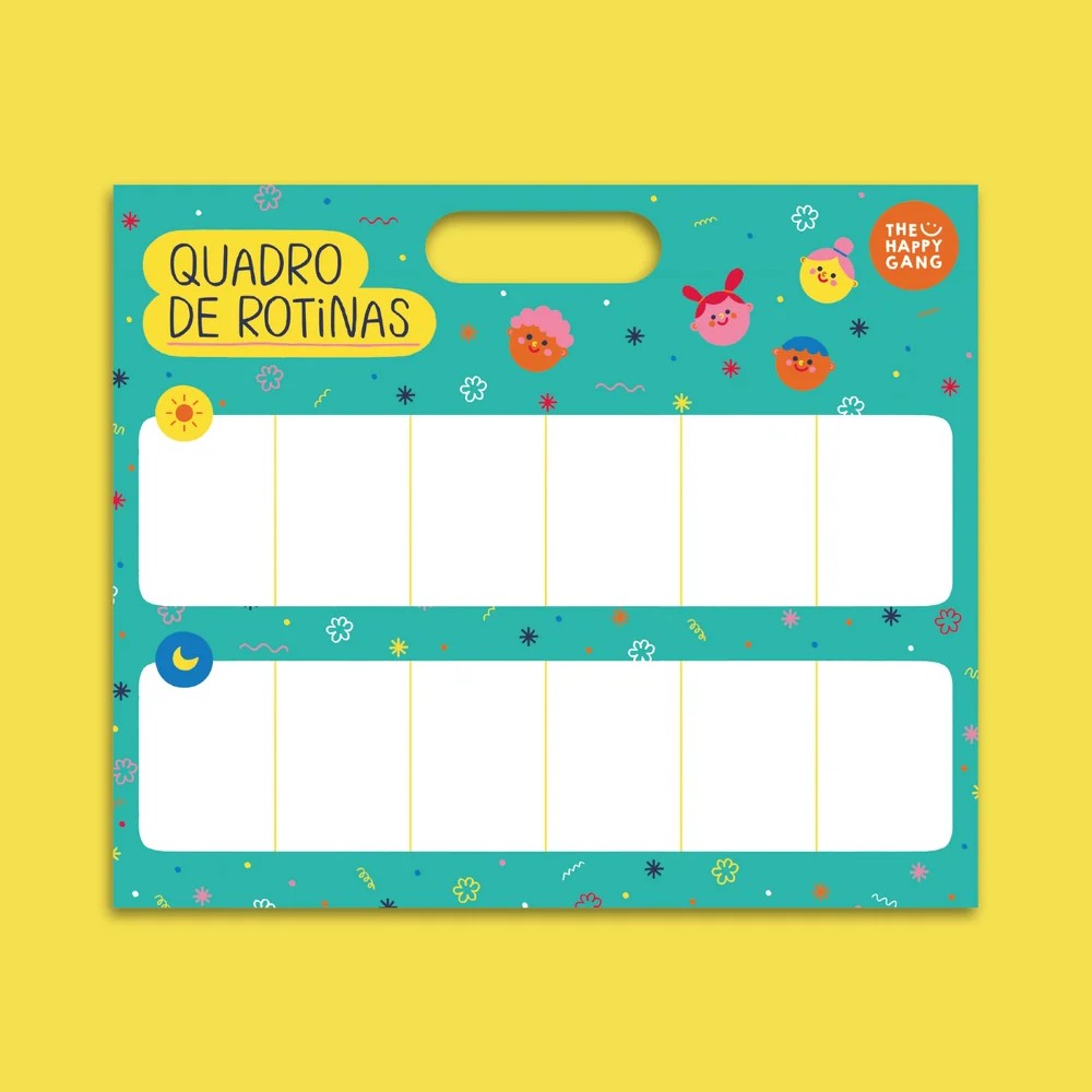 Quadro de rotinas - THE HAPPY GANG