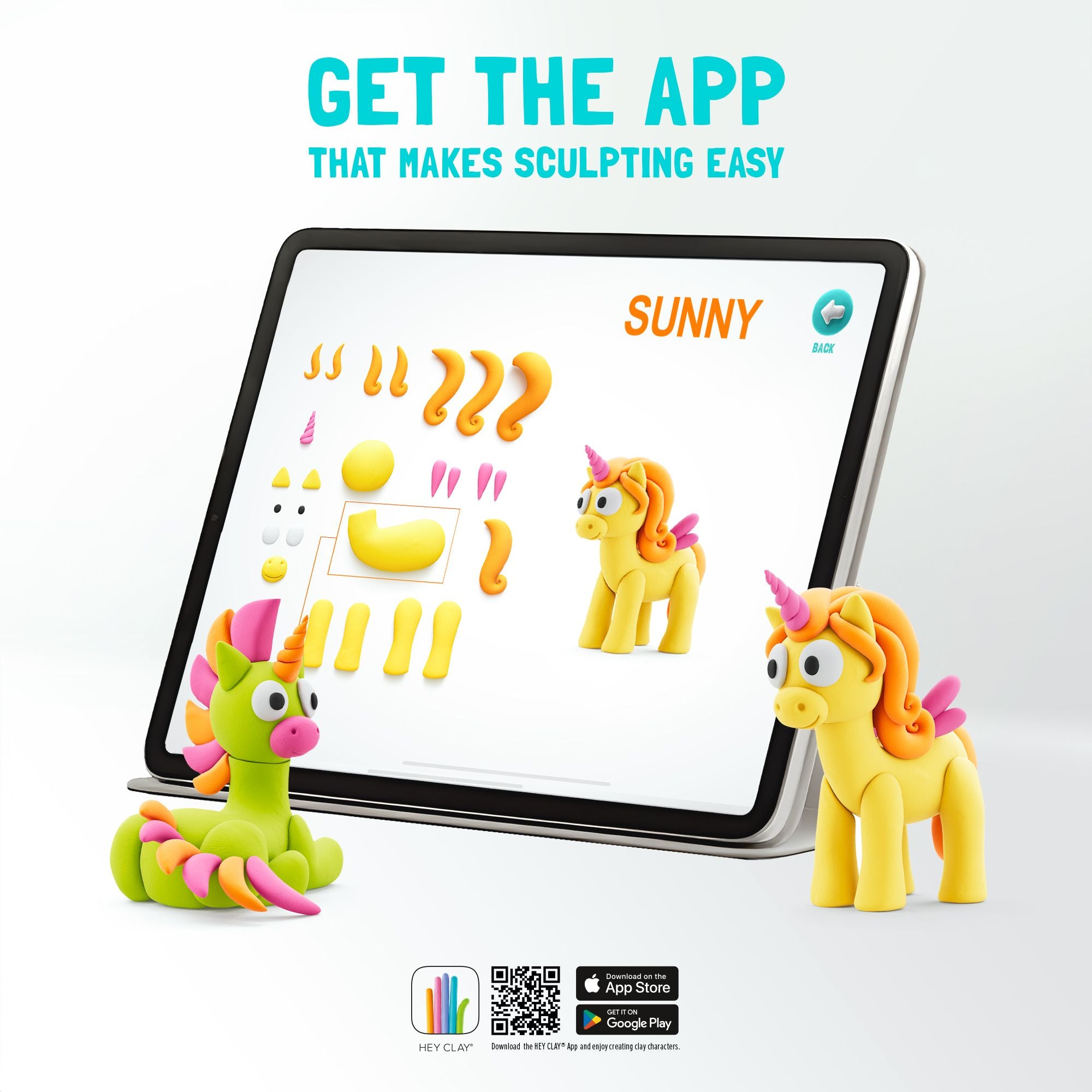 Rainbow Unicorns – Massas de Modelar Coloridas - HEY CALY