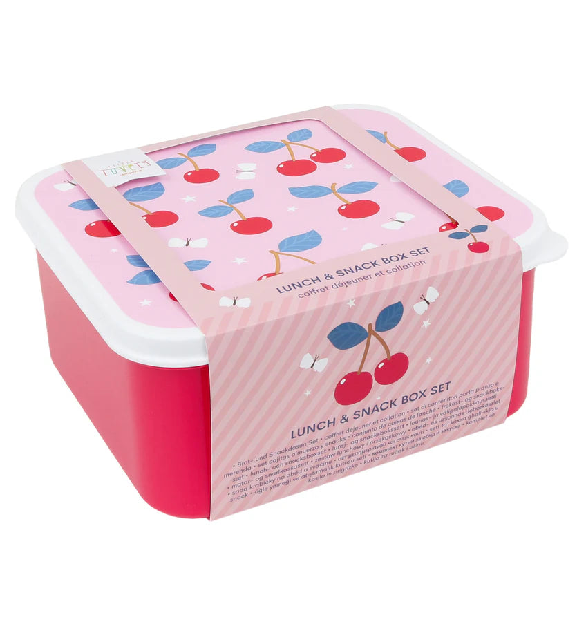 Lunch & snack box CHERRIES - A LITTLE LOVELY COMPANY