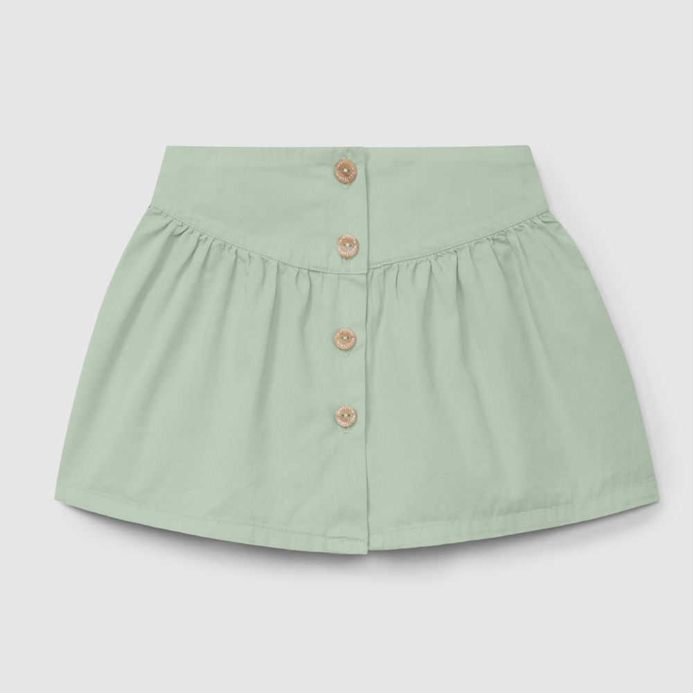 Saia lisa em sarja - Laranjinha