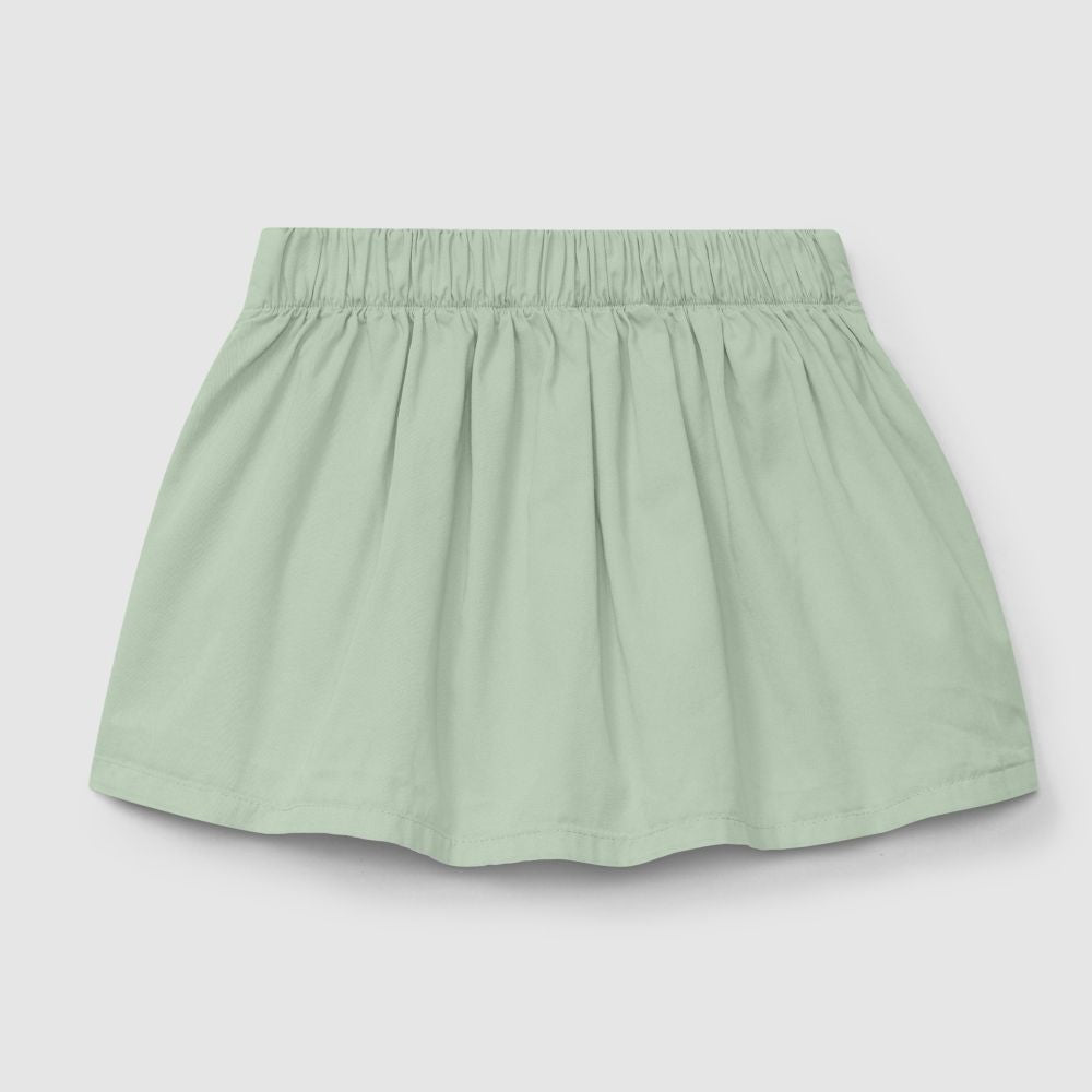 Saia lisa em sarja - Laranjinha