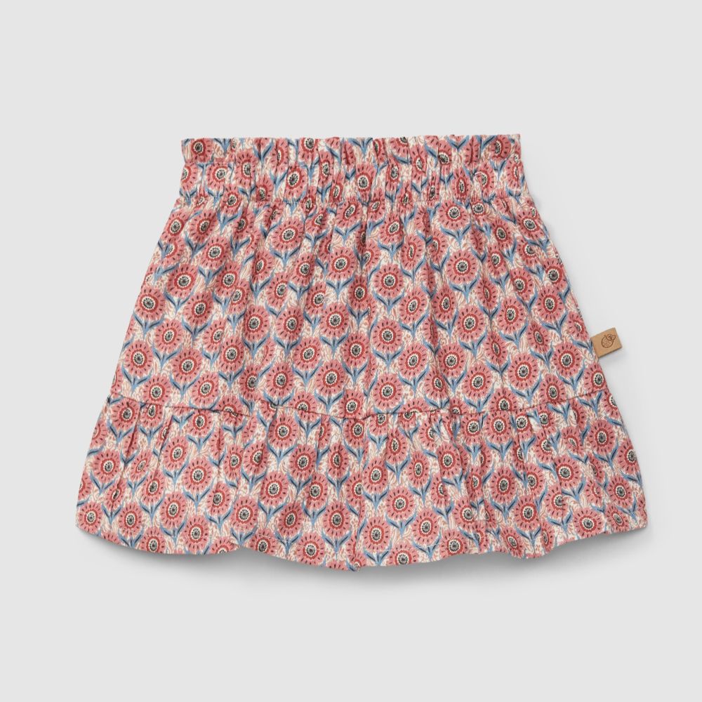 Saia pull-up flores - Laranjinha