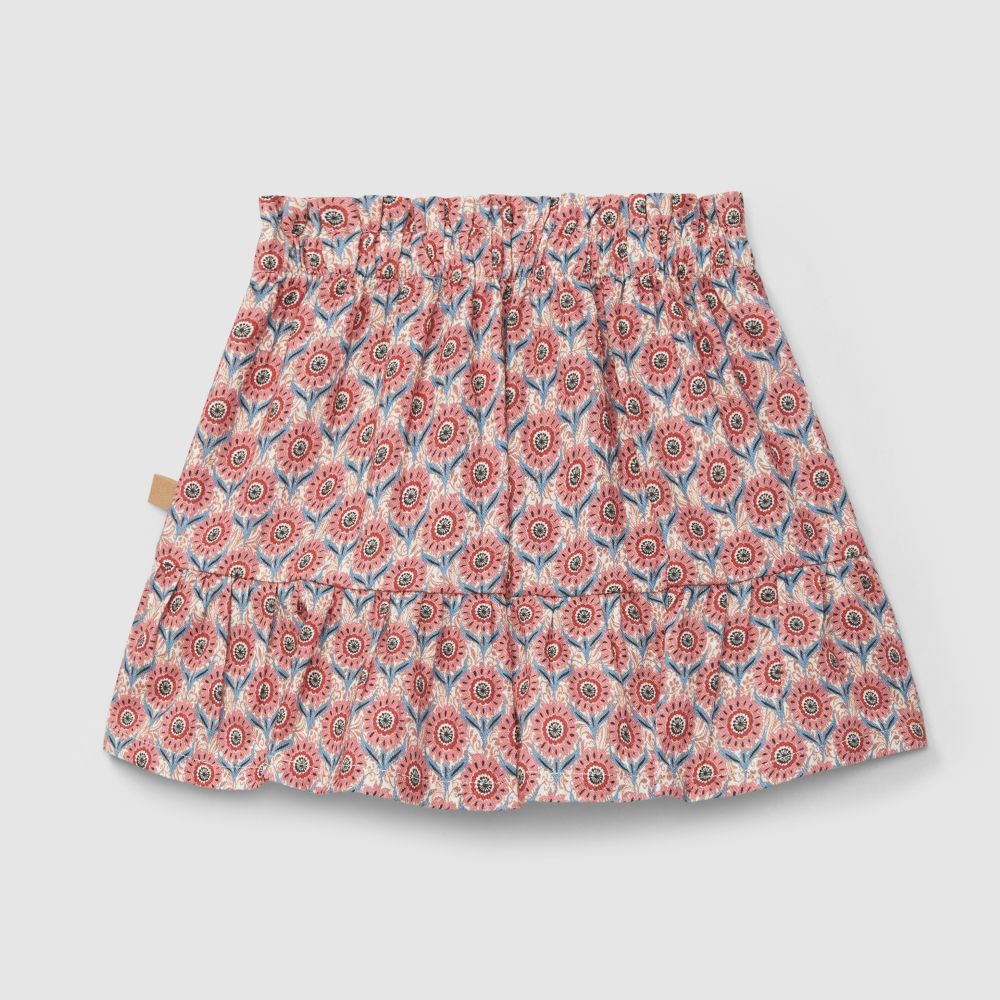 Saia pull-up flores - Laranjinha