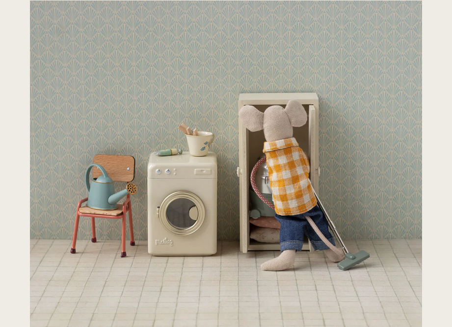 Mini máquina de lavar roupa para ratinhos - Maileg