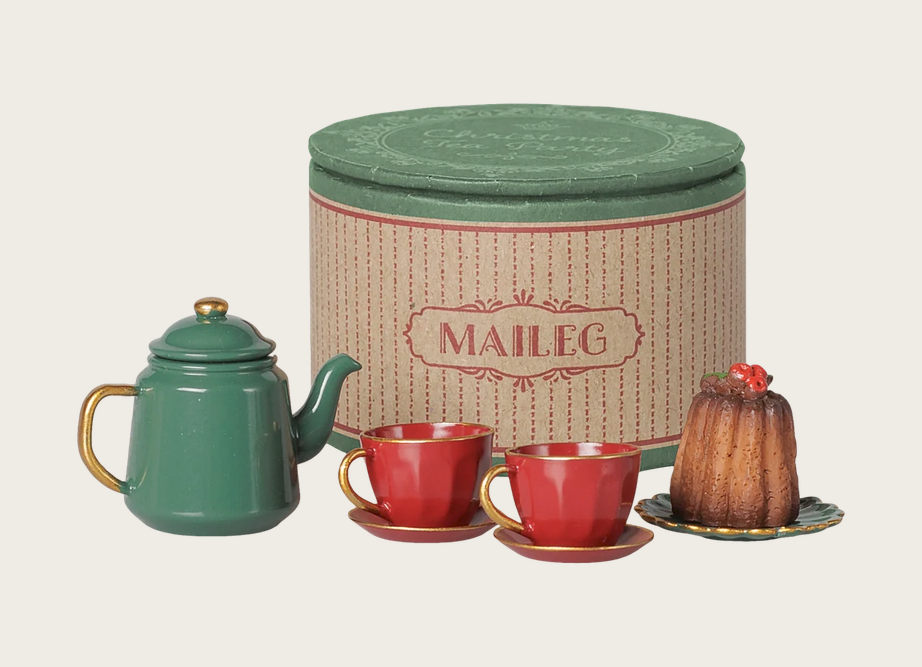 Conjunto de Chá de Natal para Ratinhos - MAILEG