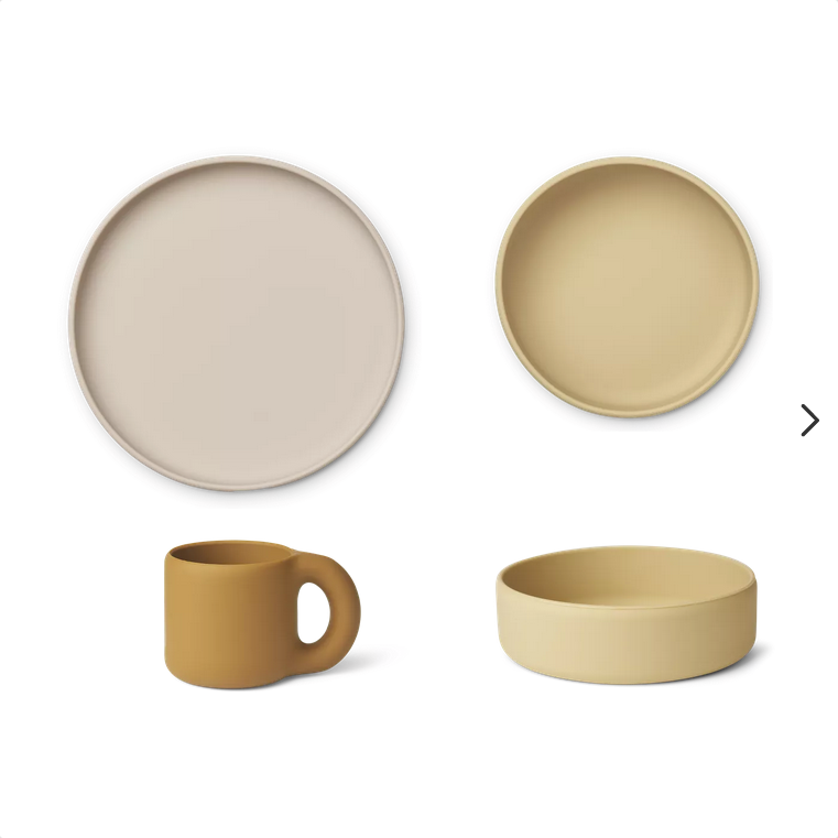 Set refeição Junior em silicone - Liewood