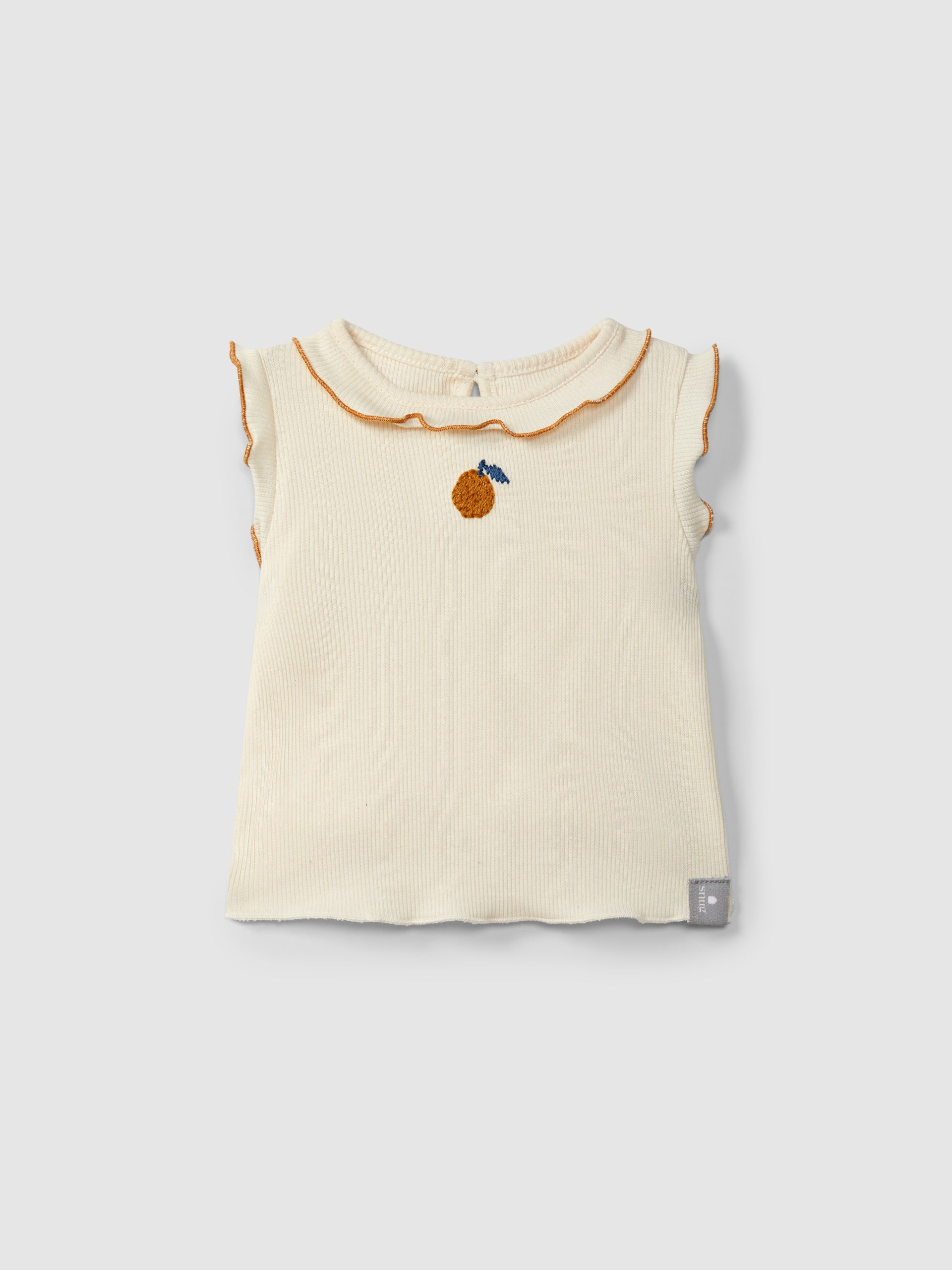 Singlet malha canelada com bordado - Snug