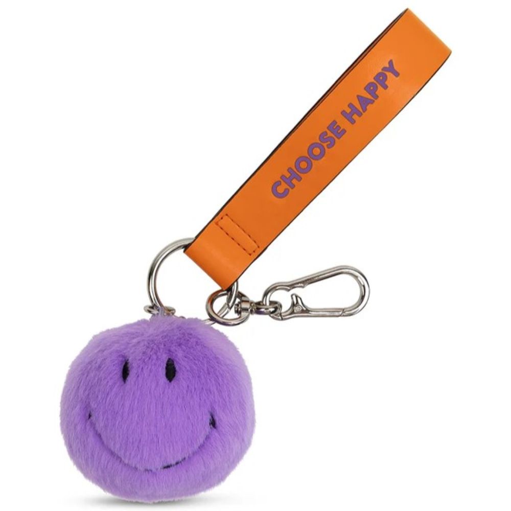 Porta chaves Smiley ECO Fuzzy Bag Charm - BON TON TOYS