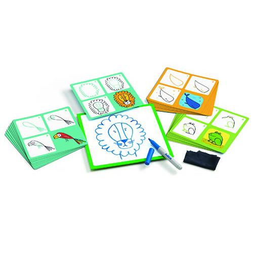 Step by step - Animals & Co - Desenha Passo a Passo - Djeco