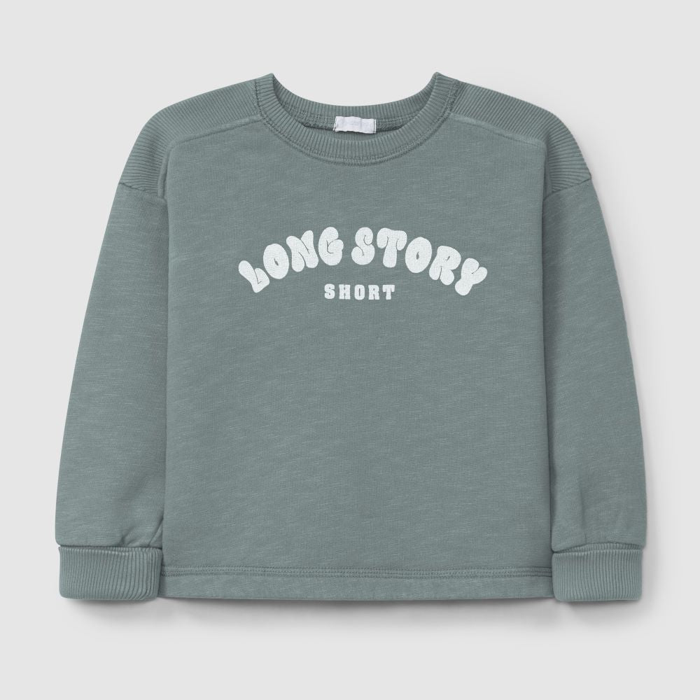 Sweatshirt "Long Story" - Laranjinha
