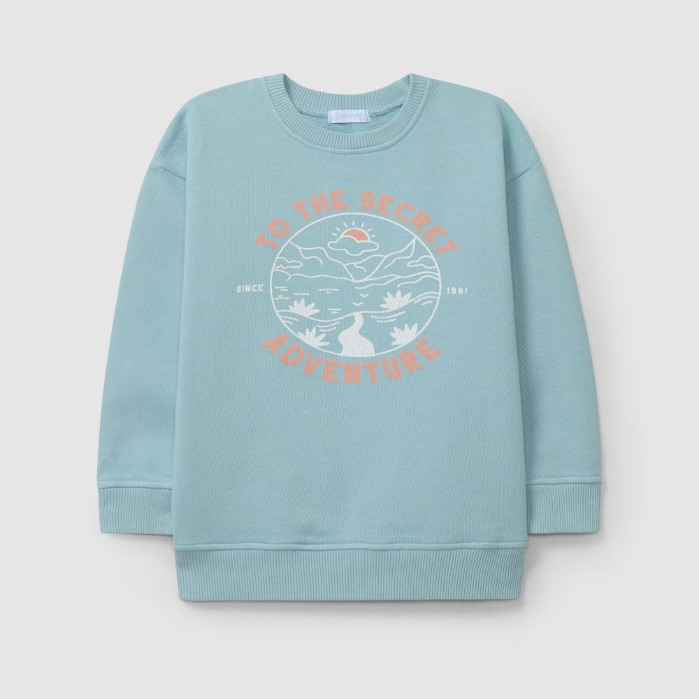 Sweatshirt "To the secret adventure" - Laranjinha