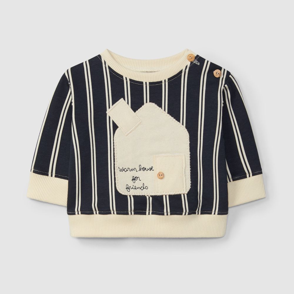 Sweatshirt casinha 'warm house for friends' - Snug